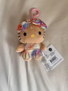 日焼けキティ 50周年 ぬいぐるみ キーホルダー グアムサイパン