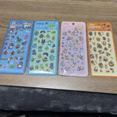 【正規品】PUKUPUKUシール ぷくぷくシール 4枚セット ディズニー