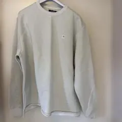 ライトグレー 長袖トレーナー