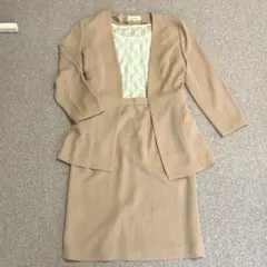 【レトロ古着】日本製美品！Sheenaセットアップ・9号／ピンク