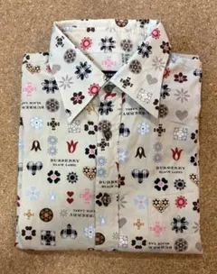 美品✨️BURBERRY バーバリー メガチェック 七分袖 シャツ ブラウス 