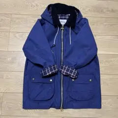 大人気コラボ✨Barbour by ALEXACHUNG ブルゾン 濃紺 防水 2025年最新】アレクサチャン バブアーの人気アイテム - メルカリ