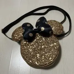 東京ディズニーリゾート　ミニーマウス　ショルダーバッグ　ポシェット　スパンコール