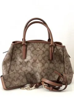 注目！⭐︎2点セット⭐︎コーチ シグネチャー マーゴット ハンドバッグ&コインケース