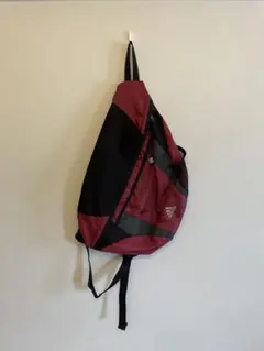 90s adidas ワンショルダーバッグ 赤黒