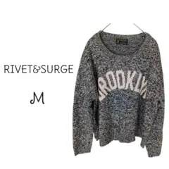 B3【RIVET&SURGE】ニット カジュアル ゆったり おしゃれ 秋冬 M