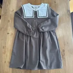 H&M 襟付きワンピース