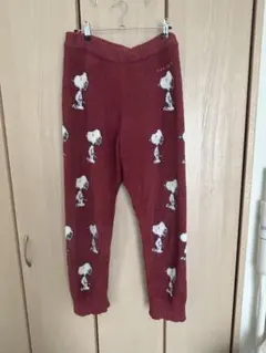 ジェラートピケ　スヌーピーコラボ ズボン フリーサイズ