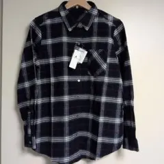 GLOBALWORK フランネル2WAYシャツ Ｌ 長袖シャツ