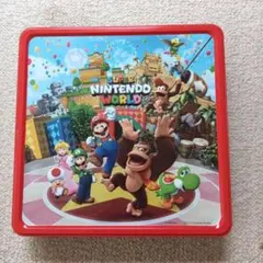 ユニバーサルスタジオ　スーパーマリオ 正方形空き缶1個