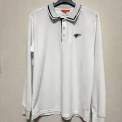 BEAMS GOLF ❤️ 長袖ポロシャツ ホワイト Lサイズのサムネイル