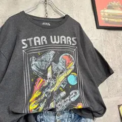 US古着 スターウォーズ Tシャツ XL チャコール 映画 SF 宇宙
