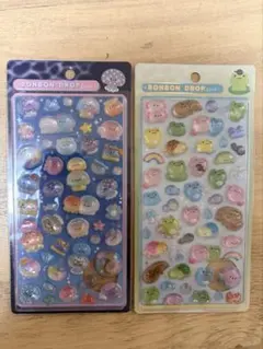 【正規品】新作 水族館限定 ボンボンドロップシール2種セット