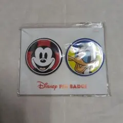 【未開封】Disney ピン缶バッジセット ミッキー&ドナルド
