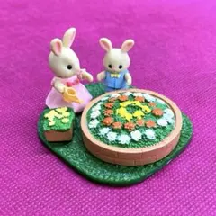 シルバニア　メモリアルシーンコレクション ③ガーデニング　フィギュア　レア