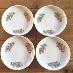 昭和レトロ小皿　4枚セット