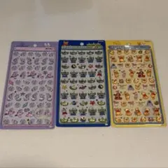 【ディズニー】ボンボンドロップシール mini 3枚セット