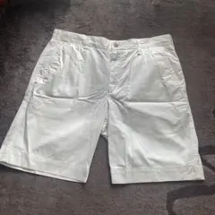 PolobyRalphLauren ホワイトショートパンツ　メンズ