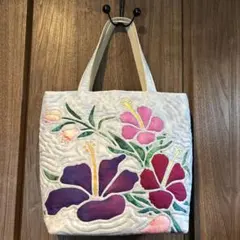 ハワイアンキルト トートバッグ