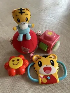こどもちゃれんじぷち　￼しまじろう　知育玩具セット 4点