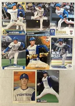 北山亘基 BBM EPOCH Topps カルビー　日本ハムファイターズ 8枚