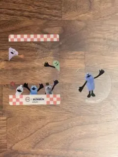 パペットスンスン スシロー コラボ クリアカード