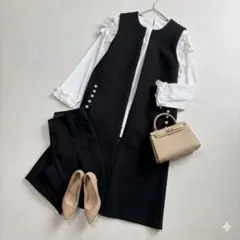 セレモニー 3点セット Frene ジレ ブラウス UNTITLED パンツ