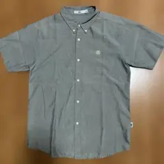 新品未使用＊J.PRESS 半袖ボタンダウンシャツ LL グレー 大きいサイズ 
