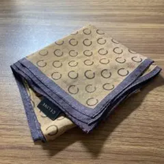 【美品】CELINE セリーヌ ハンカチ 大判56×57cm ロゴ総柄 馬車柄