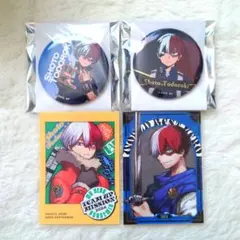 僕のヒーローアカデミア 轟焦凍 缶バッジ シール