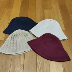 バケットハット 4点セット ニット帽