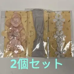 ヘアバンド ベビー ゴムバンド 赤ちゃん 髪飾り 6点セット ヘッドドレス