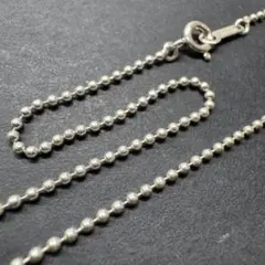 【45㎝ 1.4㎜ボール】ボールチェーンネックレス silver925