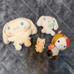 シナモロール・ハローキティぬいぐるみセット