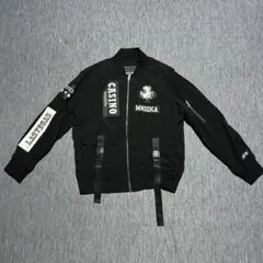 MISHKA ミシカ ナイロンブルゾン ロゴジャケット