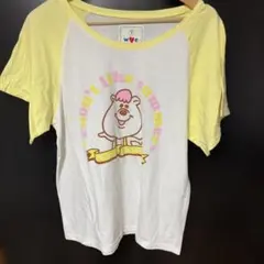 w.c. Tシャツ ラグラン イエロー