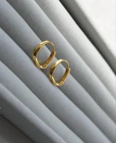 SLV925ねじれフープピアス