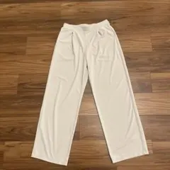 UNIQLO ユニクロ　ウエストゴムイージーホワイトパンツ M