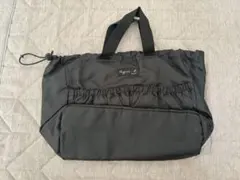 ブラック マザーズバッグ アニエスベー