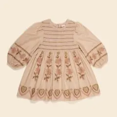 【新品】Apolina Penny Smock Dress pink 3-5y