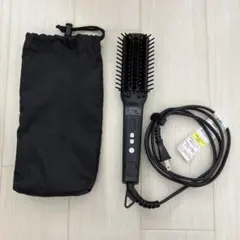 SALONIA ストレートヒートブラシ スリム ブラック SL-012BKS