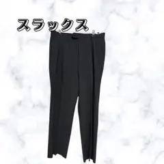 スラックス メンズ ウエスト85 ブラック ストレート ビジネス