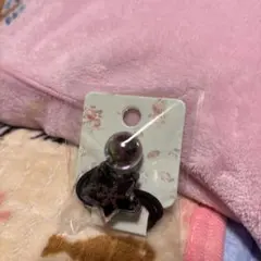 星型ビーズ付きヘアゴム ブラック