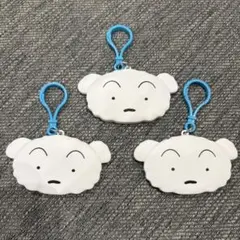 すき家 すきすきセット クレヨンしんちゃん シロ パズルキーホルダー 3個セット