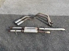 アウディtt8s ステンレス製 ワンオフフルストレートマフラー - メルカリ