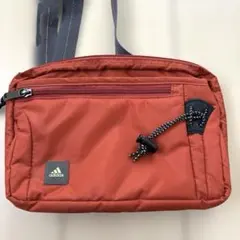 adidas ショルダーバッグ　オレンジ