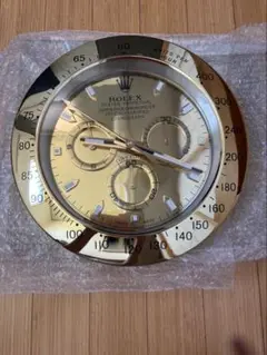 『ROLEX ロレックス』壁掛け時計　デイトナ　シルバー　ブラック　非売品 Amazon.co.jp: シルバーロレックス壁掛け時計デイトナ発光時計