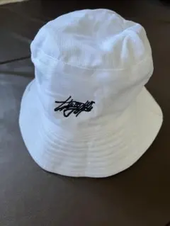 バケットハット　白