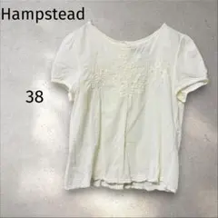 Hampstead＊ハムステッド 刺繍ブラウス 【38】アイボリー 半袖のサムネイル