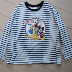 ミッキー キャラクター 長袖カットソー 150